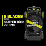 RYOBI ONE+ 18V HP Brushless Whisper Series 20" Battery Self-Propelled Dual Blade Walk Behind Mower/Trimmer/Batteries/Chargers