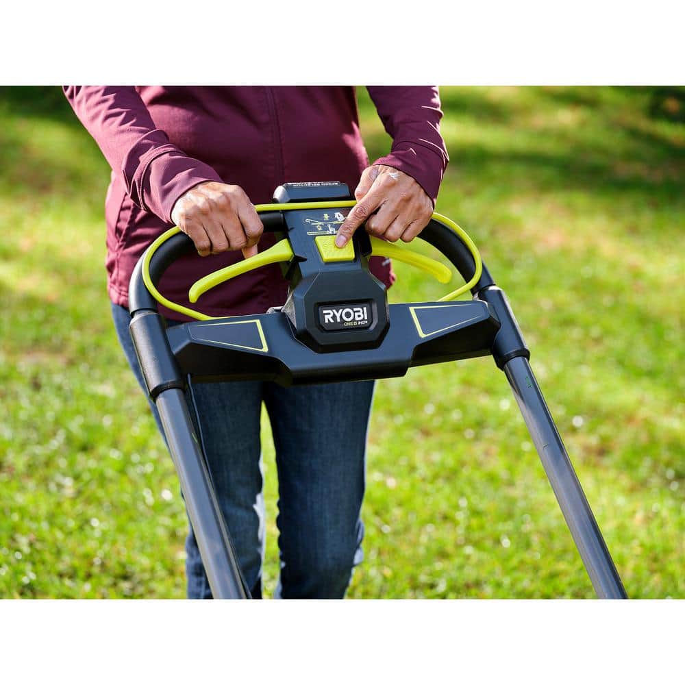 RYOBI ONE+ 18V HP Brushless Whisper Series 20" Self-Propelled Dual Blade Walk Behind Mower-(6) 4.0 Batteries and (3) Chargers