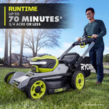 RYOBI 40-Volt HP Brushless 21 in. Cordless Battery Walk Behind Dual-Blade Self-Propelled Mower (Tool Only)