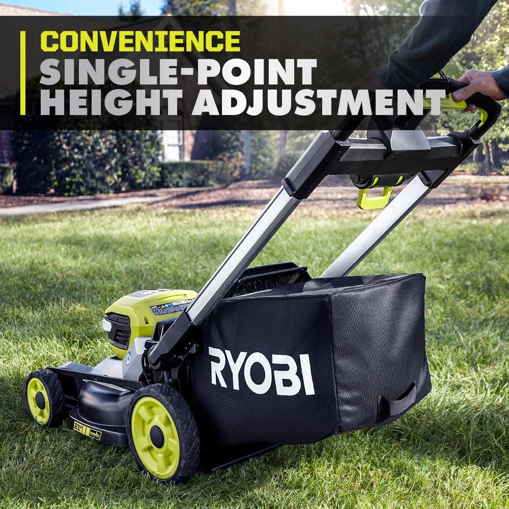 RYOBI 40-Volt HP Brushless 21 in. Cordless Battery Walk Behind Dual-Blade Self-Propelled Mower (Tool Only)
