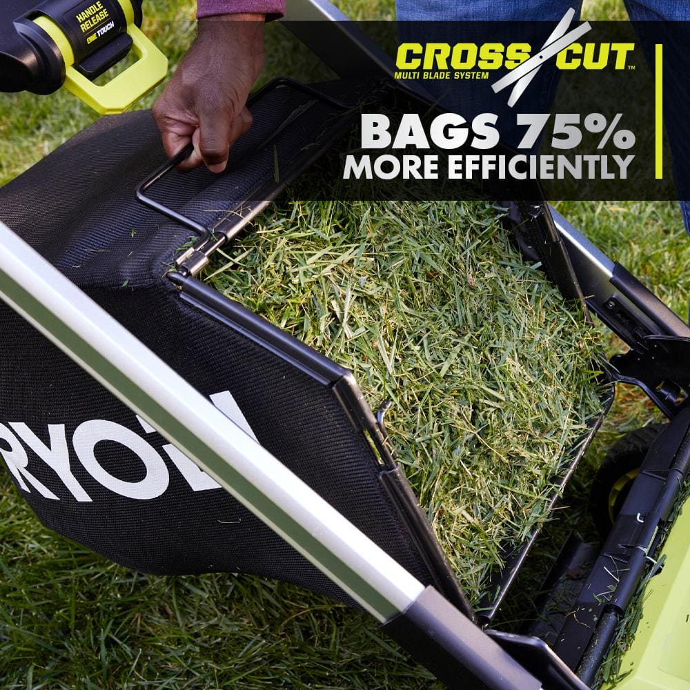 RYOBI 40-Volt HP Brushless 21 in. Cordless Battery Walk Behind Dual-Blade Self-Propelled Mower (Tool Only)