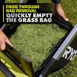 RYOBI 40V HP Brushless 21 in. Cordless Battery Walk Behind Self-Propelled Lawn Mower & Blower (2) 6.0 Ah Batteries and Charger