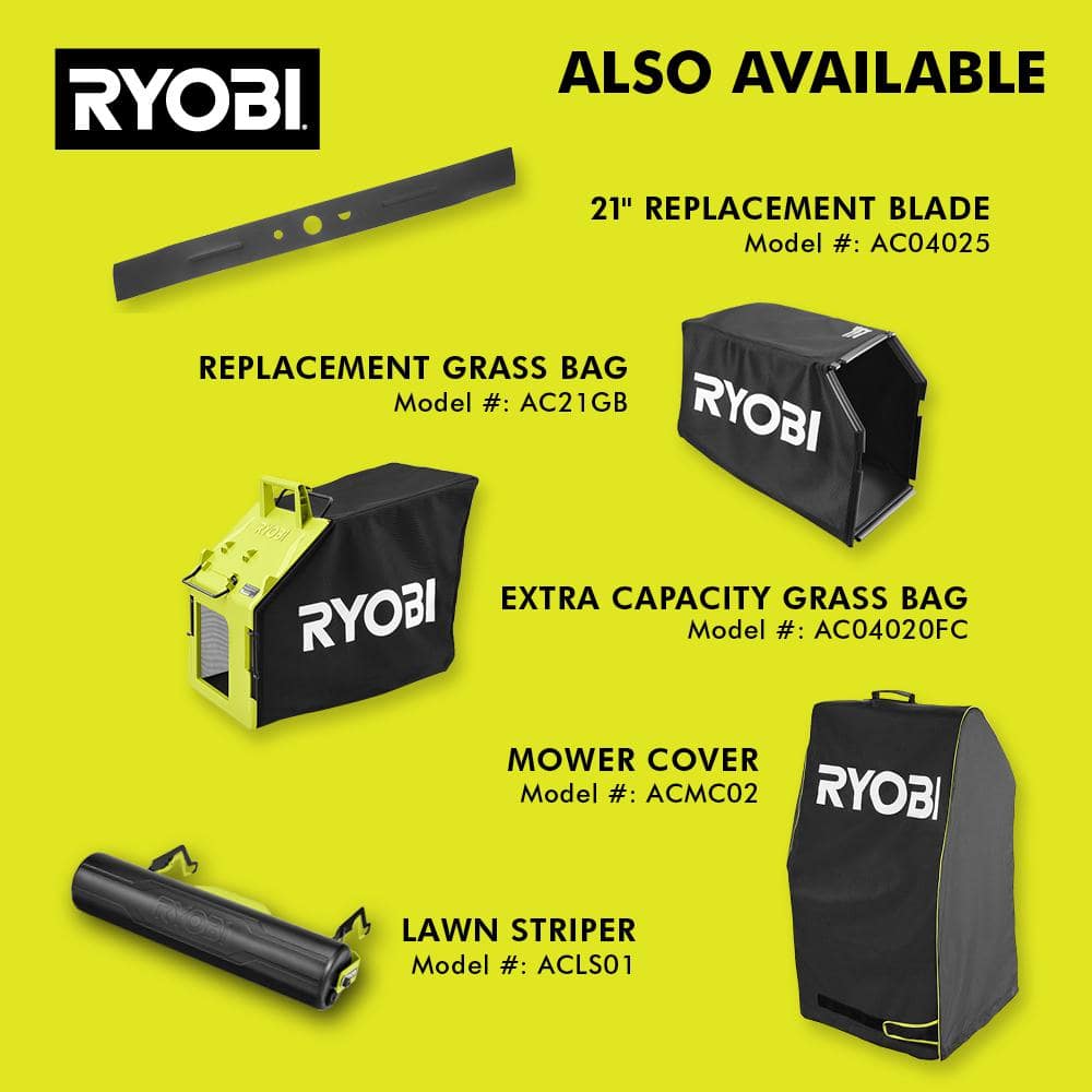 RYOBI 40V HP Brushless 21 in. Cordless Battery Walk Behind Self-Propelled Lawn Mower with (2) 6.0 Ah Batteries and Charger