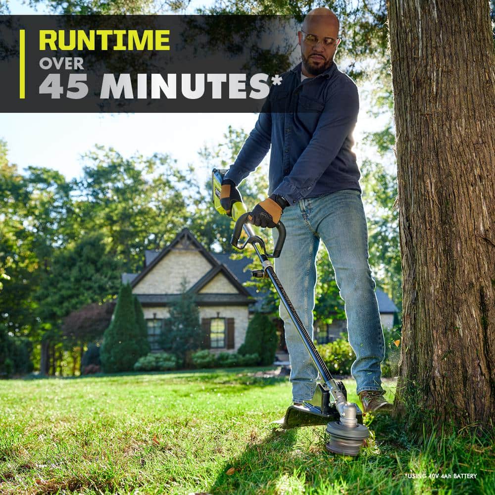 RYOBI 40-Volt HP Brushless 21 in. Cordless Walk Behind Multi-Blade Self-Propelled Mower & Trimmer - 2 Batteries and 2 Chargers