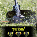 RYOBI 40V HP Brushless 20 in. Cordless Battery Walk Behind Self-Propelled Mower, Trimmer, Blower with Batteries and Chargers