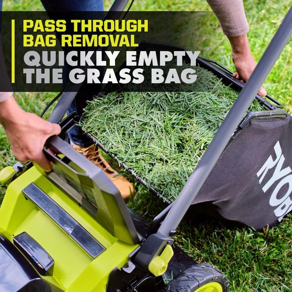 RYOBI 40-Volt HP Brushless 20 in. Cordless Electric Walk Behind Self-Propelled Mower and Trimmer - (2) Batteries/(2) Chargers