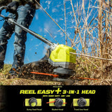 RYOBI 40V HP Brushless Whisper Series 21" Walk Behind Self-Propelled All Wheel Drive Mower, Trimmer/Blower/Batteries/Chargers
