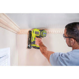 RYOBI ONE+ 18V 16-Gauge Cordless AirStrike Finish Nailer with Cordless 5 in. Random Orbit Sander (Tools Only)