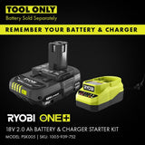 RYOBI ONE+ 18V 16-Gauge Cordless AirStrike Finish Nailer with Cordless 5 in. Random Orbit Sander (Tools Only)