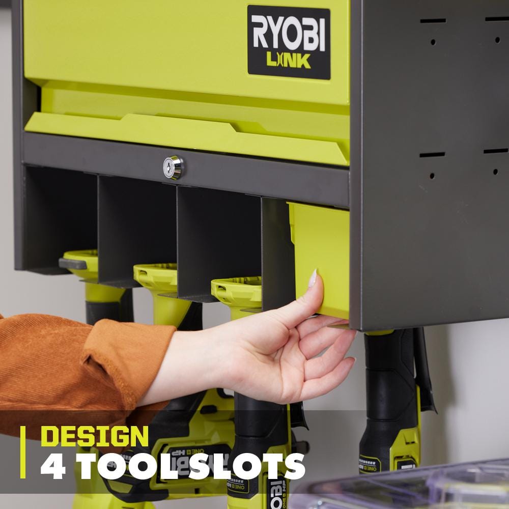 RYOBI LINK Steel Lockable Tool Organizer Cabinet
