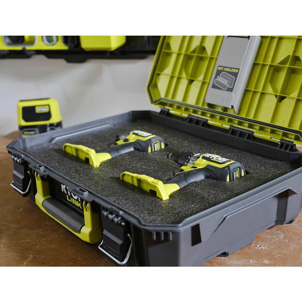 RYOBI LINK Standard Tool Box and Tool Box Foam Insert