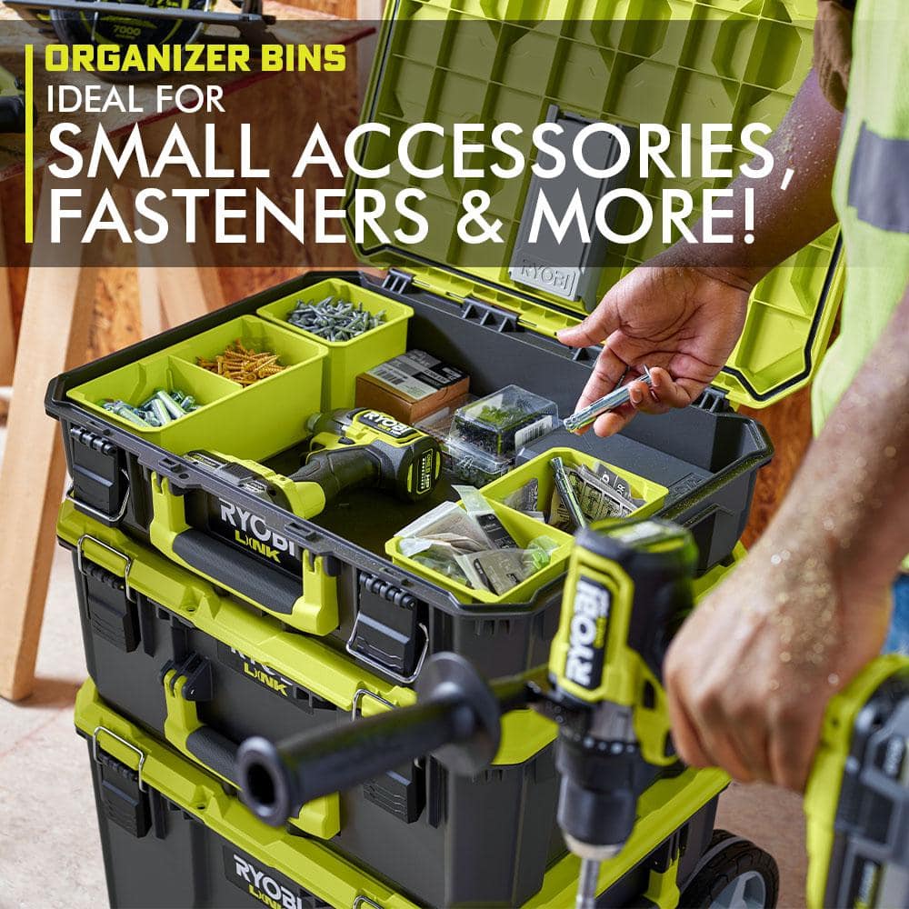 RYOBI LINK Medium Tool Box and Tool Box Foam Insert
