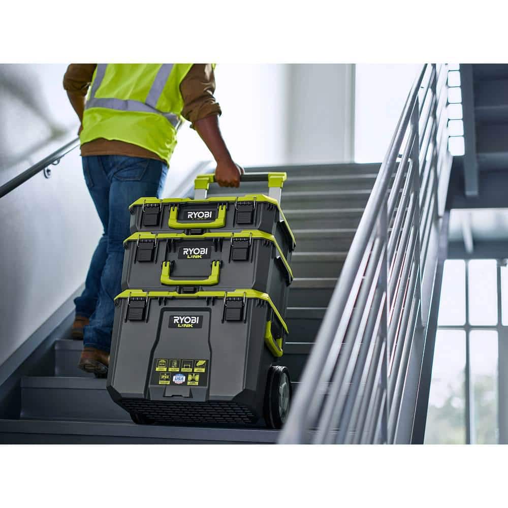 RYOBI LINK Medium Toolbox with LINK Medium Toolbox Dividers