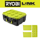 RYOBI LINK Medium Toolbox with LINK Medium Toolbox Dividers