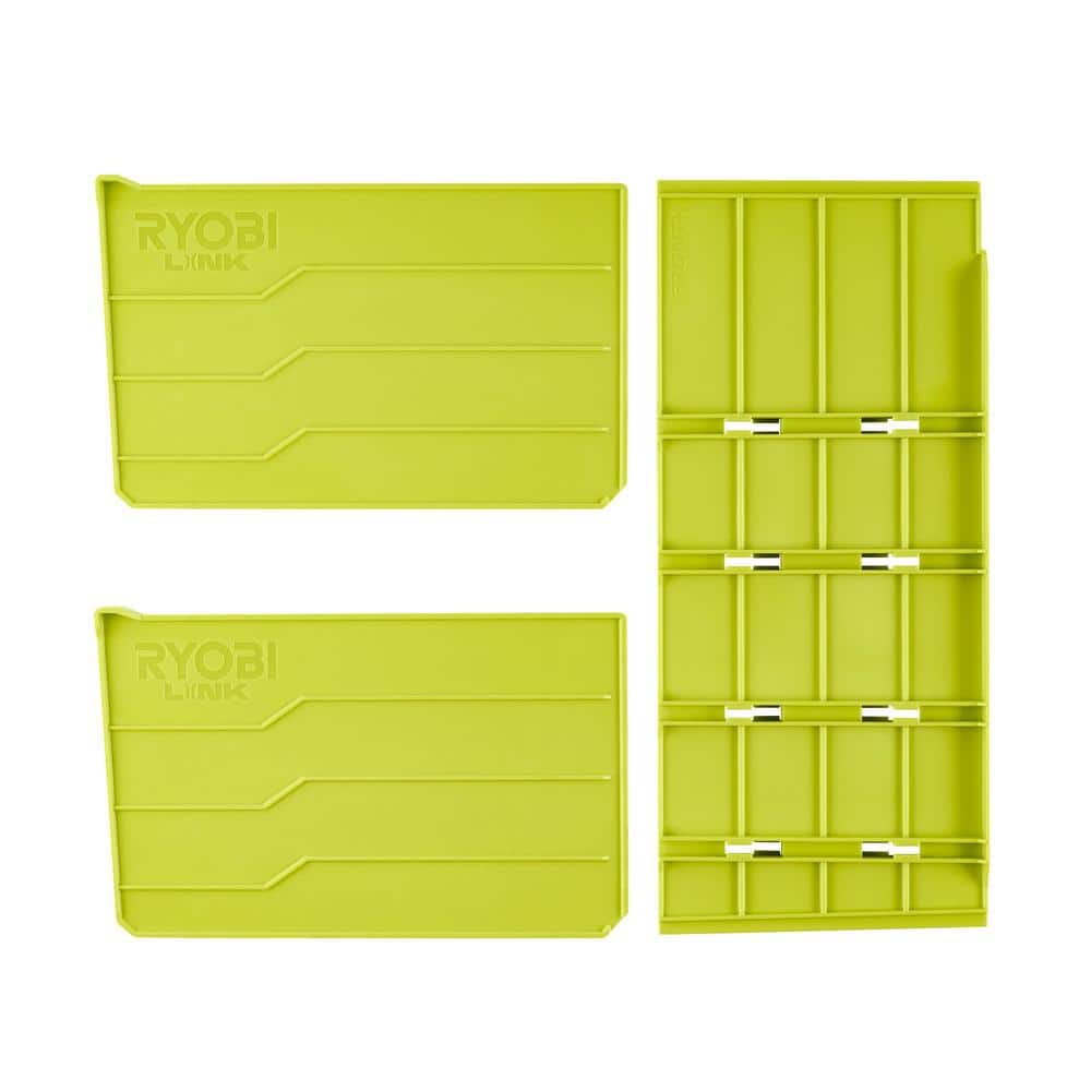 RYOBI LINK Medium Toolbox with LINK Medium Toolbox Dividers