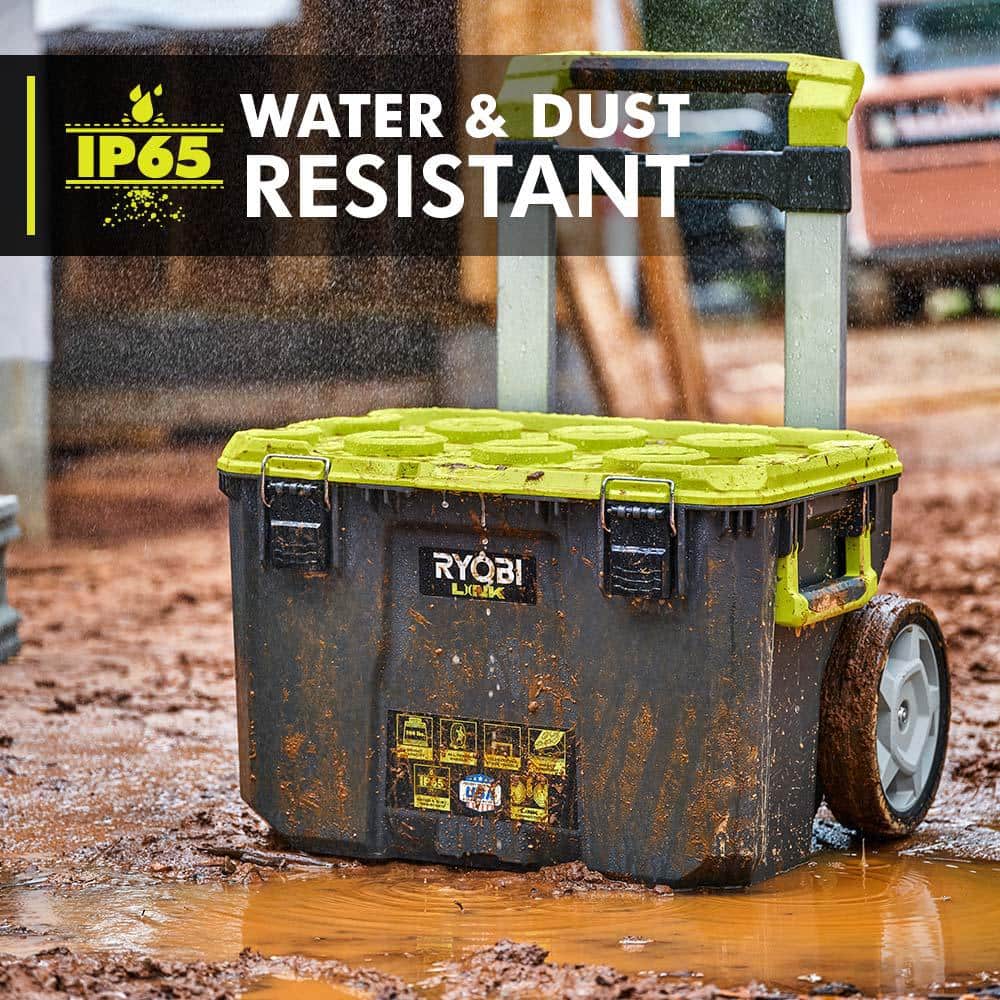 RYOBI 22.2 in. LINK Rolling Tool Box with Standard Tool Box