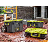 RYOBI LINK Rolling Tool Box and Standard Tool Box with Wall Rail (2-Pack)