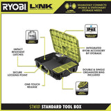 RYOBI 22.2 in. LINK Rolling Tool Box with Medium Tool Box, Standard Tool Box, and Tool Crate