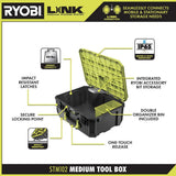 RYOBI 22.2 in. LINK Rolling Tool Box with Medium Tool Box, Standard Tool Box, and Tool Crate
