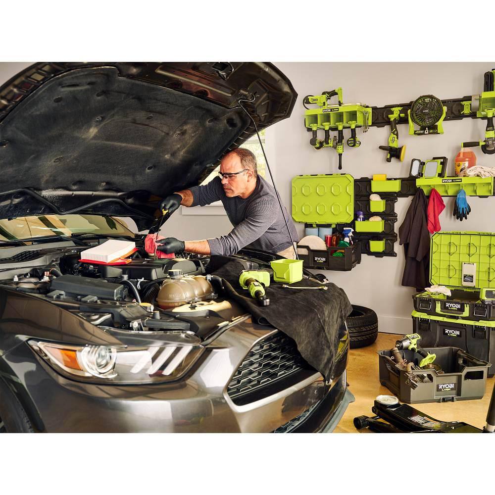 RYOBI LINK Rolling Tool Box w/ Wall Rail (2-Pack)