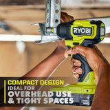 RYOBI ONE+ HP 18V Brushless Cordless Compact 1/4 in. Hex Impact Driver Kit with (2) 1.5 Ah Batteries and Charger