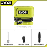 RYOBI ONE+ 18V Cordless High Pressure Inflator (Tool Only)