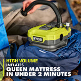 RYOBI ONE+ 18V Cordless Dual Function Inflator/Deflator(Tool Only)