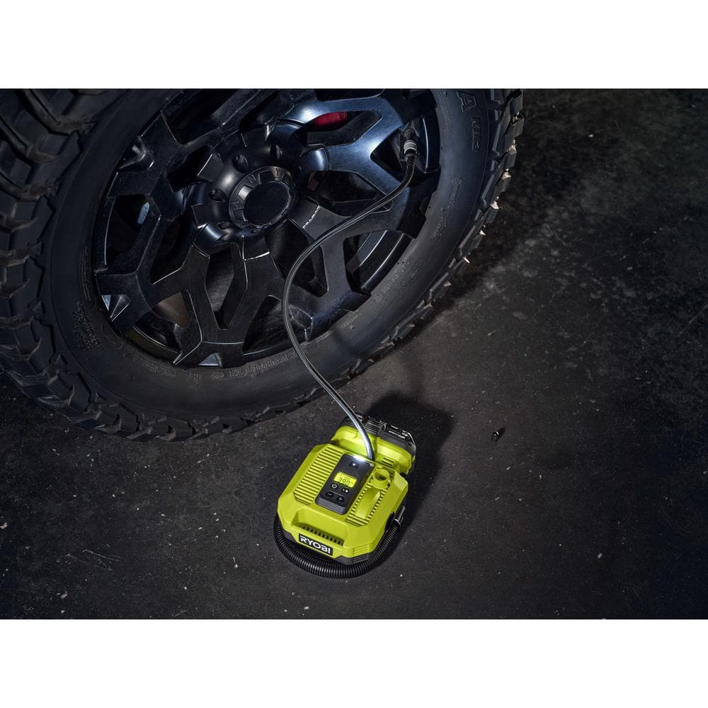RYOBI ONE+ 18V Cordless Dual Function Inflator/Deflator with Cordless LED Light (Tools Only)