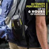 RYOBI USB Lithium Cordless Bluetooth Charging Speaker Kit with 2.0 Ah Battery and Charging Cable