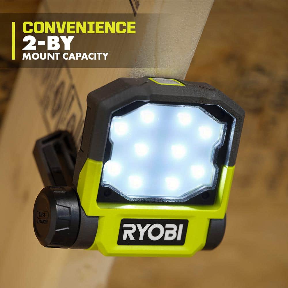RYOBI USB Lithium Flip Light Kit with 2.0Ah USB Lithium Battery