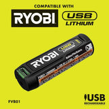 RYOBI USB Lithium Flip Light Kit with 2.0Ah USB Lithium Battery