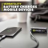 RYOBI USB Lithium Magnetic Clamp Light Kit with 2.0 Ah Battery and Charging Cable