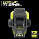 RYOBI USB Lithium Magnetic Clamp Light Kit with 2.0 Ah Battery and Charging Cable