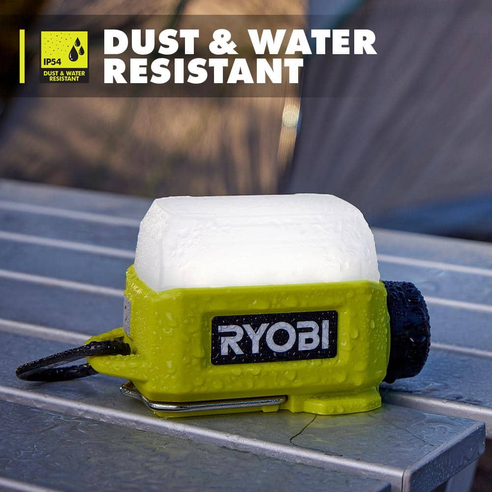 RYOBI USB Lithium Compact Cordless Area Light Kit with (1) 2Ah USB Battery and Charging Cable