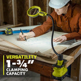 RYOBI ONE+ 18V LED Magnifying Clamp Light (Tool Only)