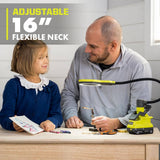 RYOBI ONE+ 18V LED Magnifying Clamp Light (Tool Only)