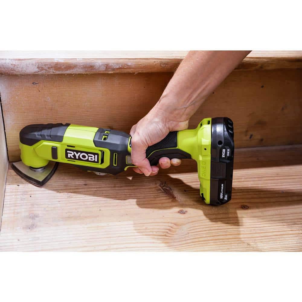 RYOBI ONE+ 18V Cordless Oscillating Multi-Tool Kit with 2.0 Ah Battery and Charger