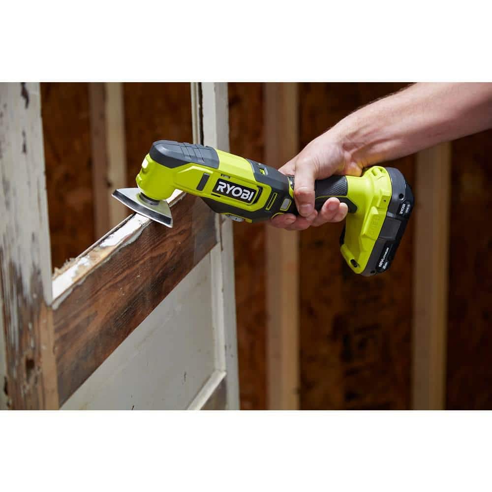 RYOBI ONE+ 18V Cordless Oscillating Multi-Tool Kit with 2.0 Ah Battery and Charger
