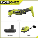 RYOBI ONE+ 18V Cordless Oscillating Multi-Tool Kit with 2.0 Ah Battery and Charger