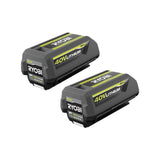 RYOBI 40V Lithium-Ion 4 Ah High Capacity Battery (2-Pack)