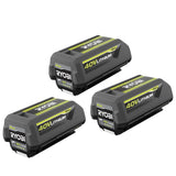 RYOBI 40V Lithium-Ion 4.0 Ah Battery (3-Pack)