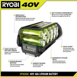 RYOBI 40-Volt Lithium-Ion 4.0 Ah Battery and Charger