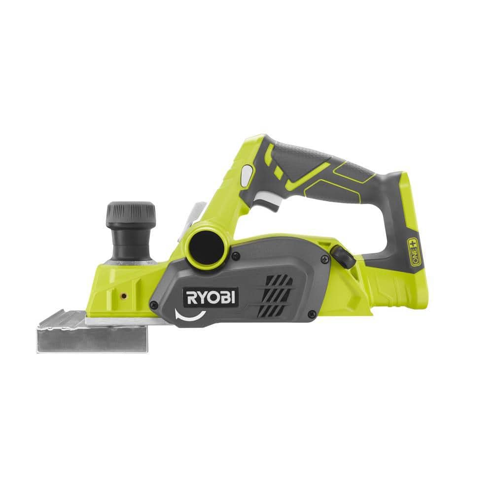 RYOBI ONE+ 18V Cordless 3-1/4 in. Planer with Dust Bag, 2.0 Ah Battery, and Charger