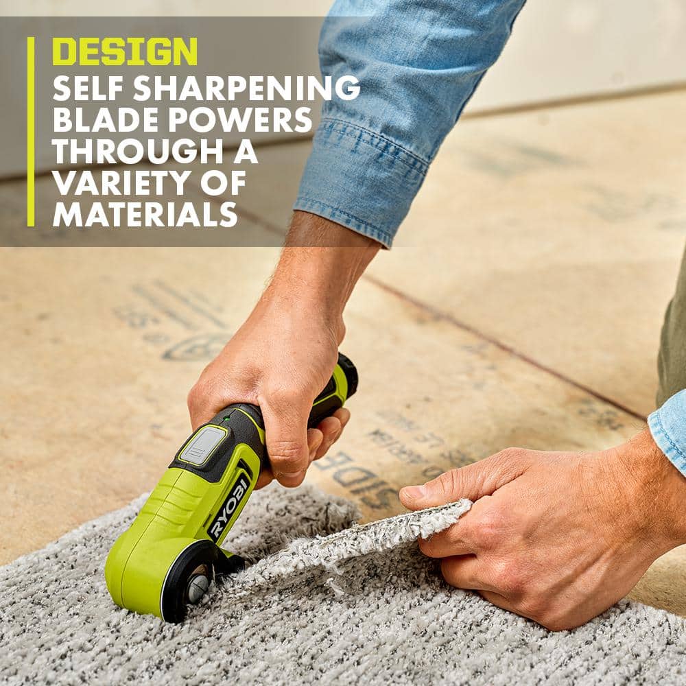 RYOBI USB Lithium Power Cutter Kit with 2.0 Ah USB Lithium Battery and Charging Cable