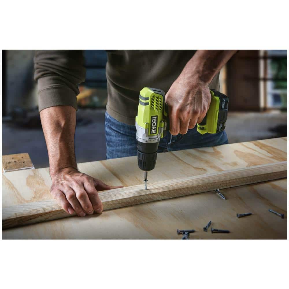 RYOBI 12-Volt Lithium-Ion Cordless 3/8 in. Drill/Driver Kit with 12-Volt Battery and Charger