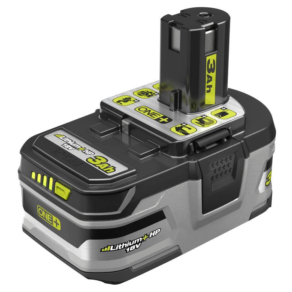 RYOBI 18-Volt ONE+ LITHIUM+ HP 3.0 Ah Battery (2-Pack) Starter Kit with Charger and Bag