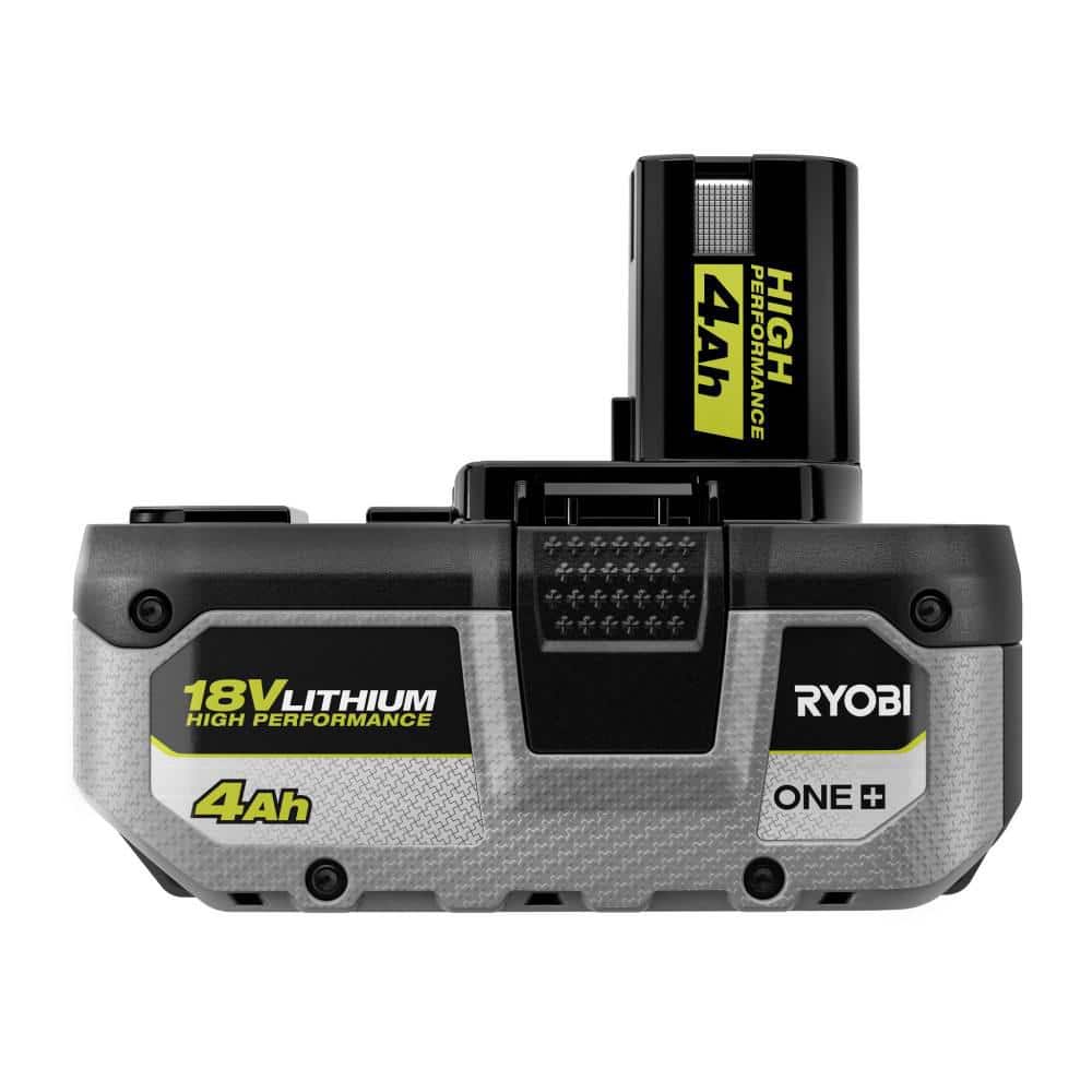 RYOBI ONE+ 18V HIGH PERFORMANCE Lithium-Ion 4.0 Ah Battery (2-Pack) with ONE+ 18V Lithium-Ion 4.0 Ah Battery (2-Pack)