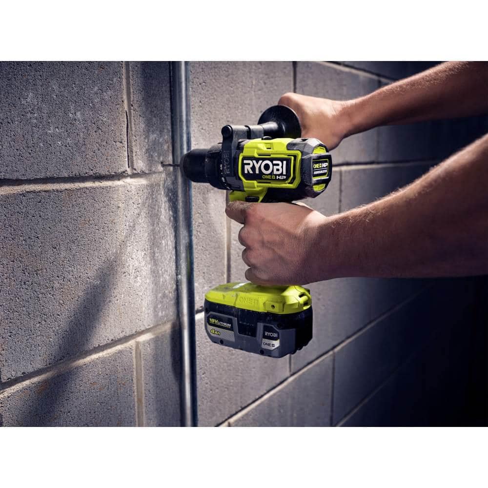 RYOBI ONE+ 18V HIGH PERFORMANCE Lithium-Ion 4.0 Ah Battery (2-Pack) with ONE+ 18V Lithium-Ion 4.0 Ah Battery (2-Pack)