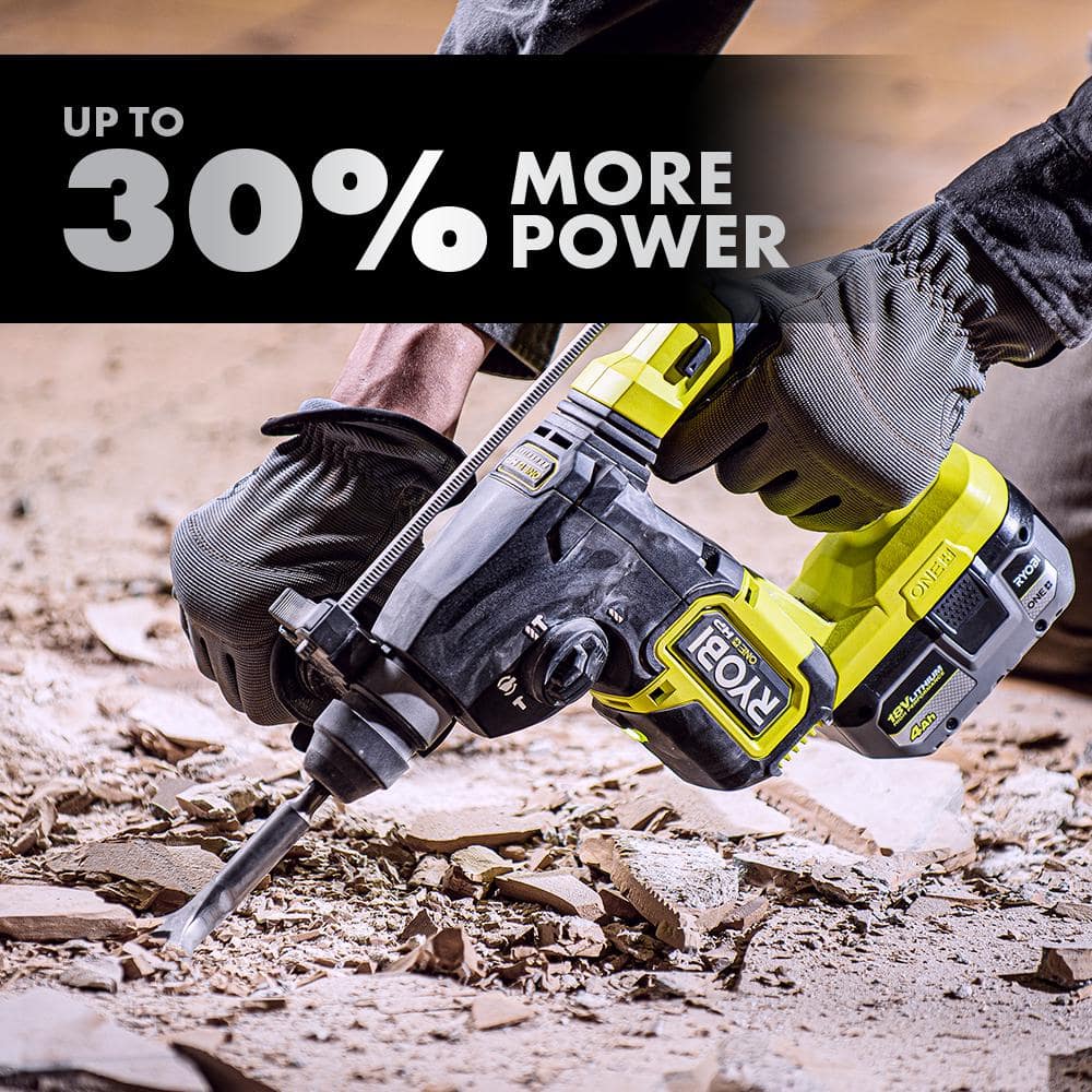 RYOBI ONE+ 18V HIGH PERFORMANCE Lithium-Ion 4.0 Ah Battery (2-Pack) with ONE+ 18V Lithium-Ion 4.0 Ah Battery (2-Pack)