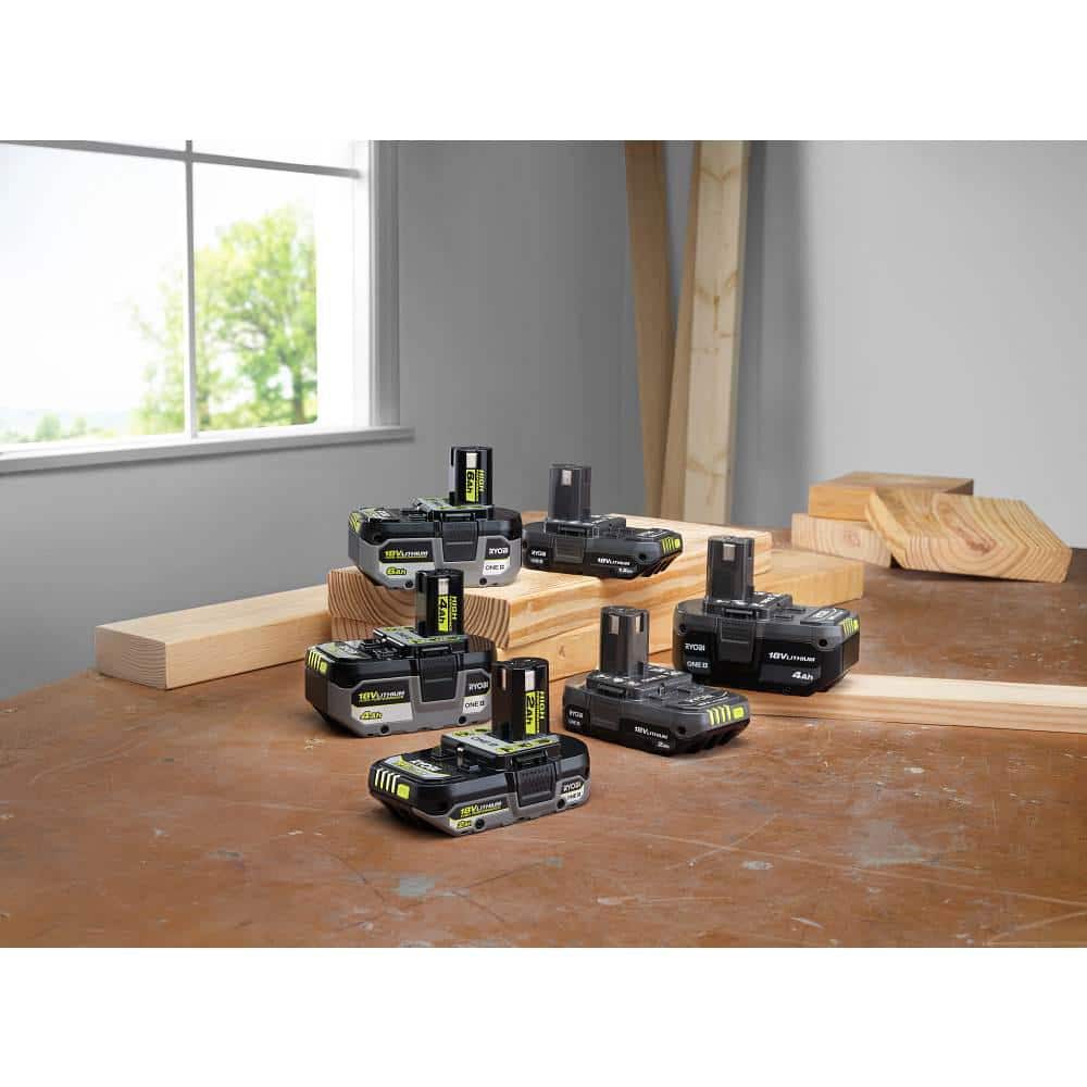 RYOBI ONE+ 18V 6.0 Ah HIGH PERFORMANCE Battery (4-Pack)